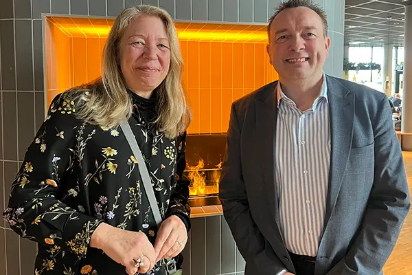 Sustainability director Dorthe Thorup-Kjærulff og group sourcing director Carsten Pedersen